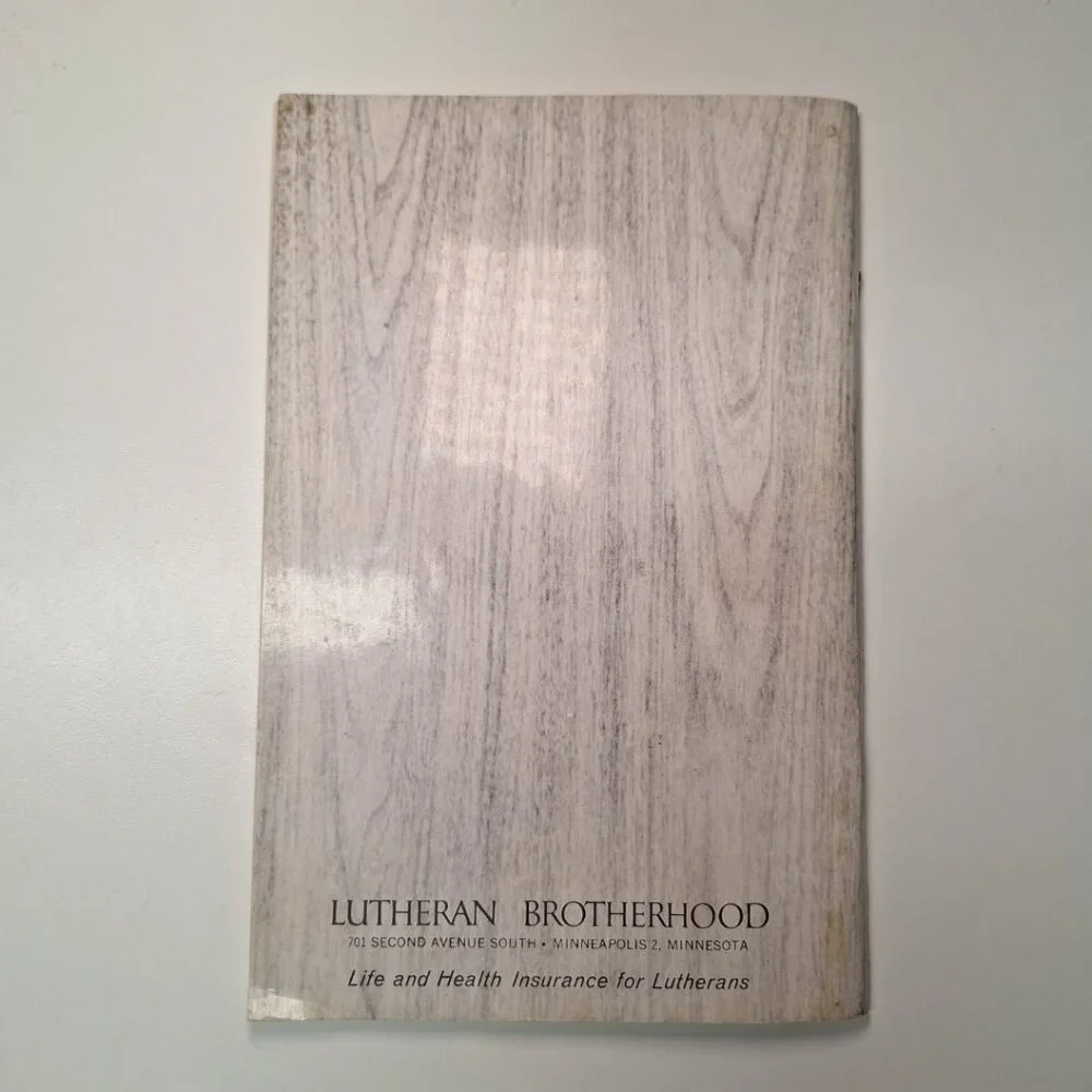Kitchen Korner Lutheran Cookbook Brotherhood Bond Vintage 60s Recipes Bread Cake